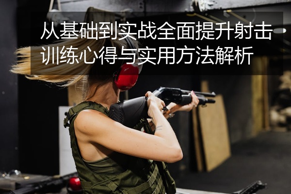 从基础到实战全面提升射击训练心得与实用方法解析
